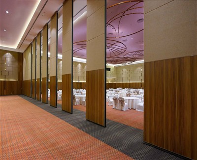 Melamine Board Commercial Office Movable Partition Wall Sliding Operable Mobile Wall Partition