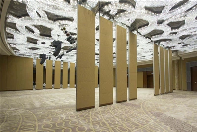 Sliding Partition Wall Exhibition Hall Sliding Soundproof Movable Acoustic Folding Room Partition Wall